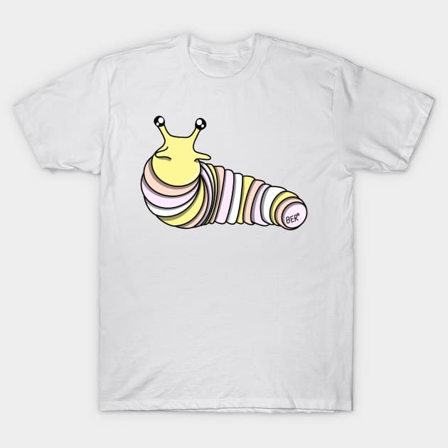 Pangender Pride Fidget Slug T-Shirt by SentABearToSpace 